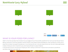 Tablet Screenshot of foodforliving.ie